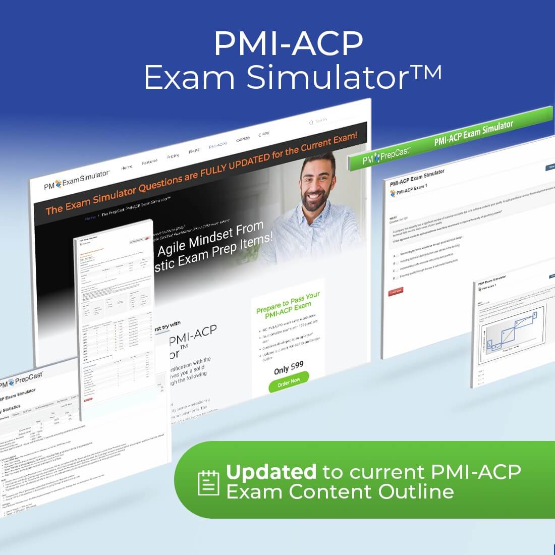 PrepCast PMI-ACP Exam Simulator