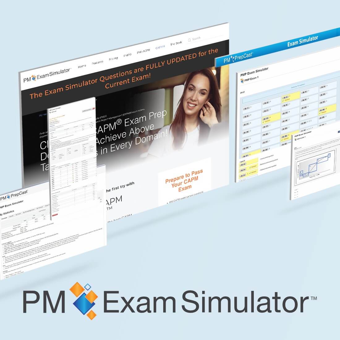 The PrepCast PMP Exam Simulatorâ„¢ Advanced - Master the PMP Exam in 60 Days - Updated to Current Exam - Realistic Conditions - 60 Day Access